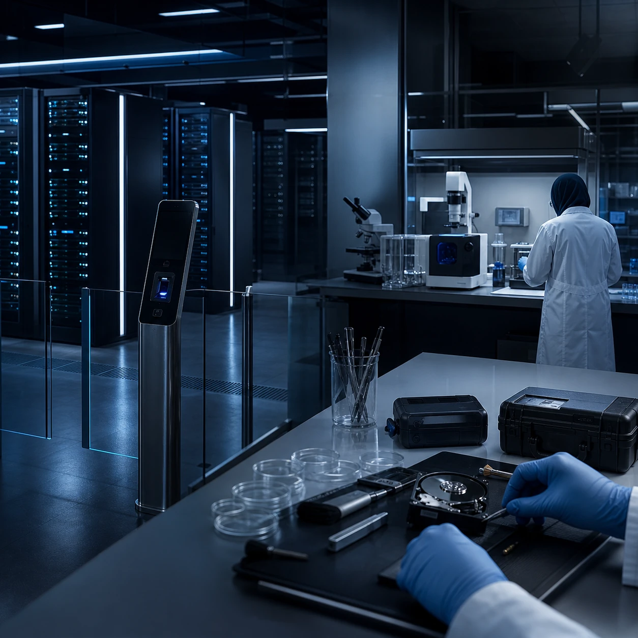 Integrated security and scientific technology environment